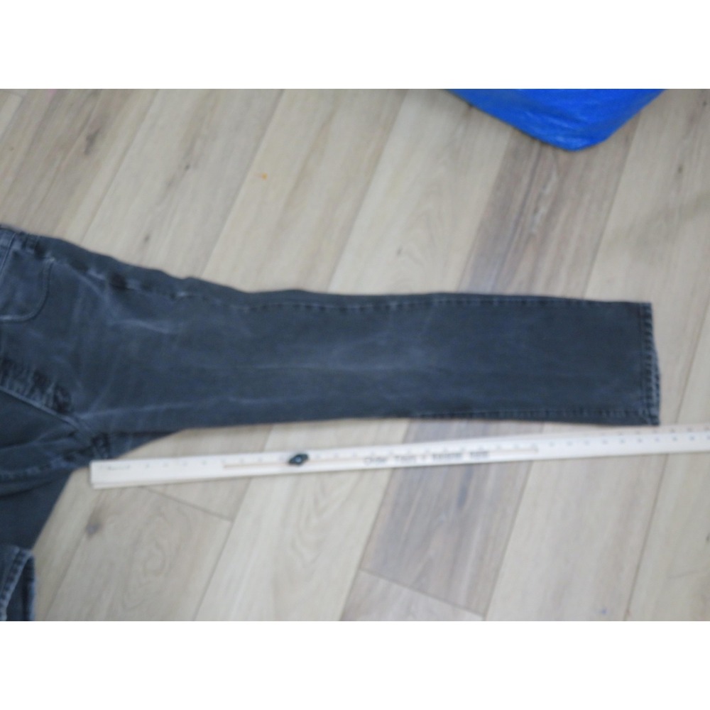 Vintage Guess Jeans Mens 30x32 Black Denim High Rise Tapered USA Made 80s - Picture 10 of 11